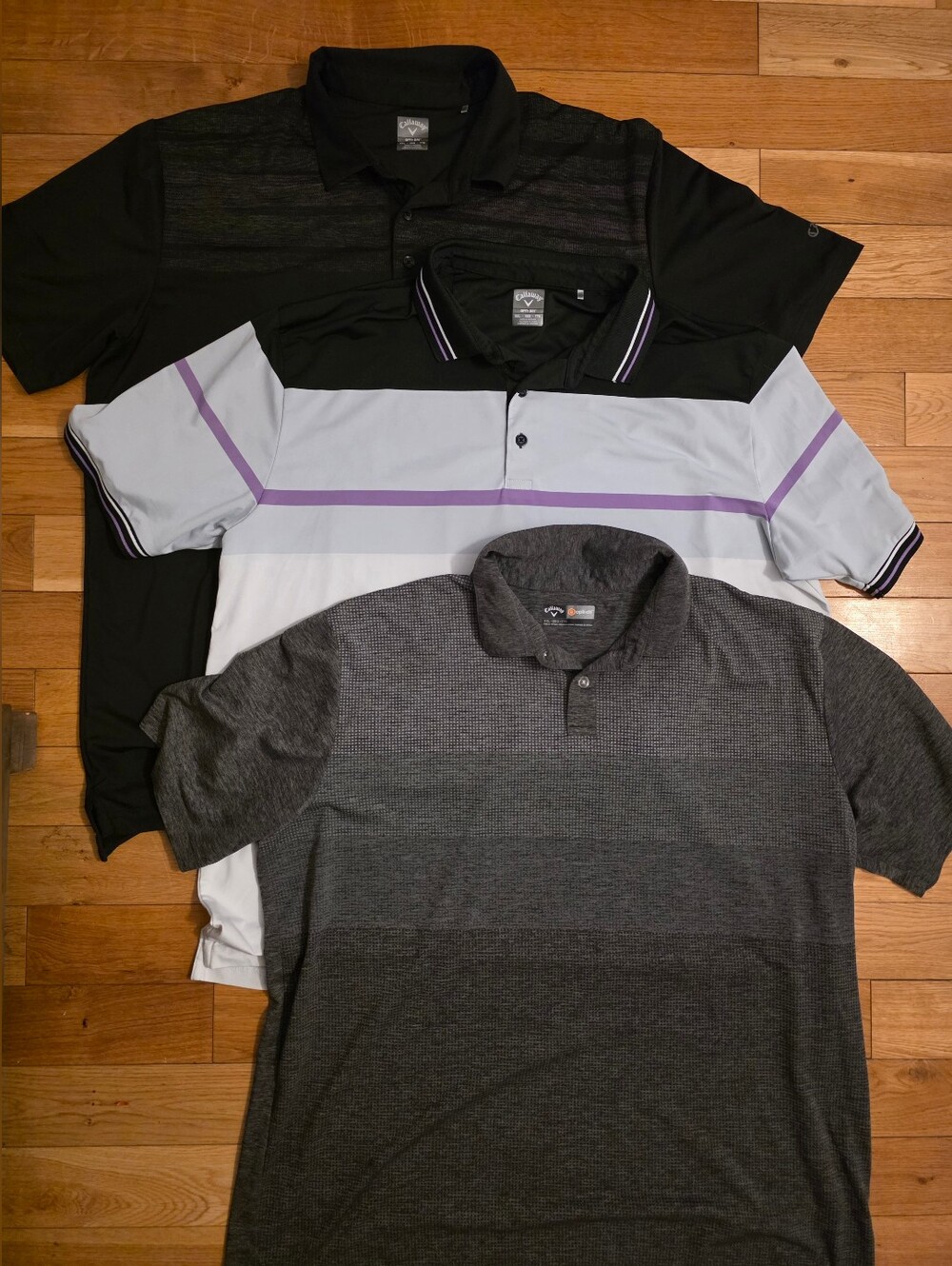 3 Men's Callaway Golf Shirts - Size XXL